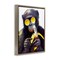 Stupell Industries Cool Monkey with Disco Banana Floating Frame By Kamdon Kreations